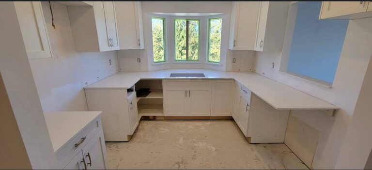 Tower condo kitchen, Metrotown, Burnaby
