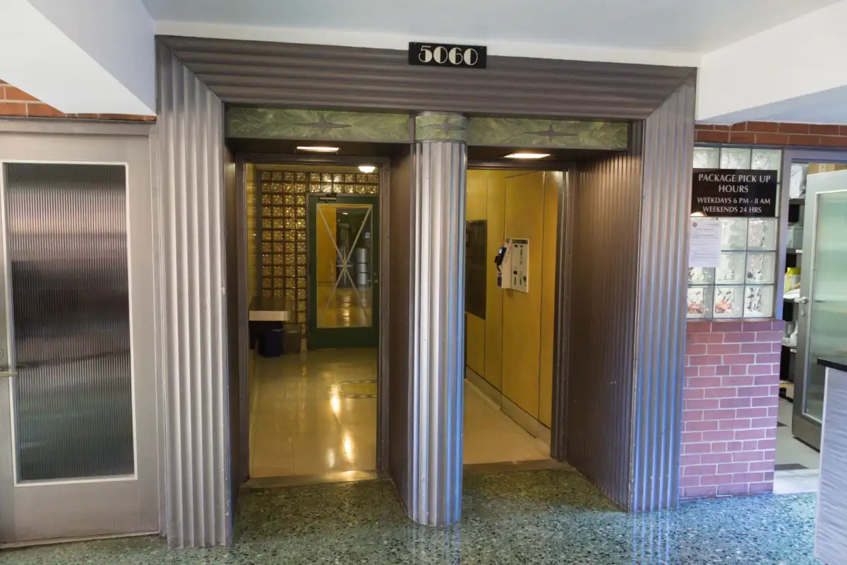 Modern condominium interior before renovation work