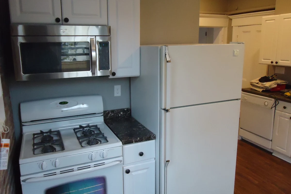 Kitchen cabinets after a renovation update