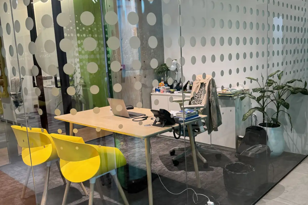 Office desk prepared for a strata approval review
