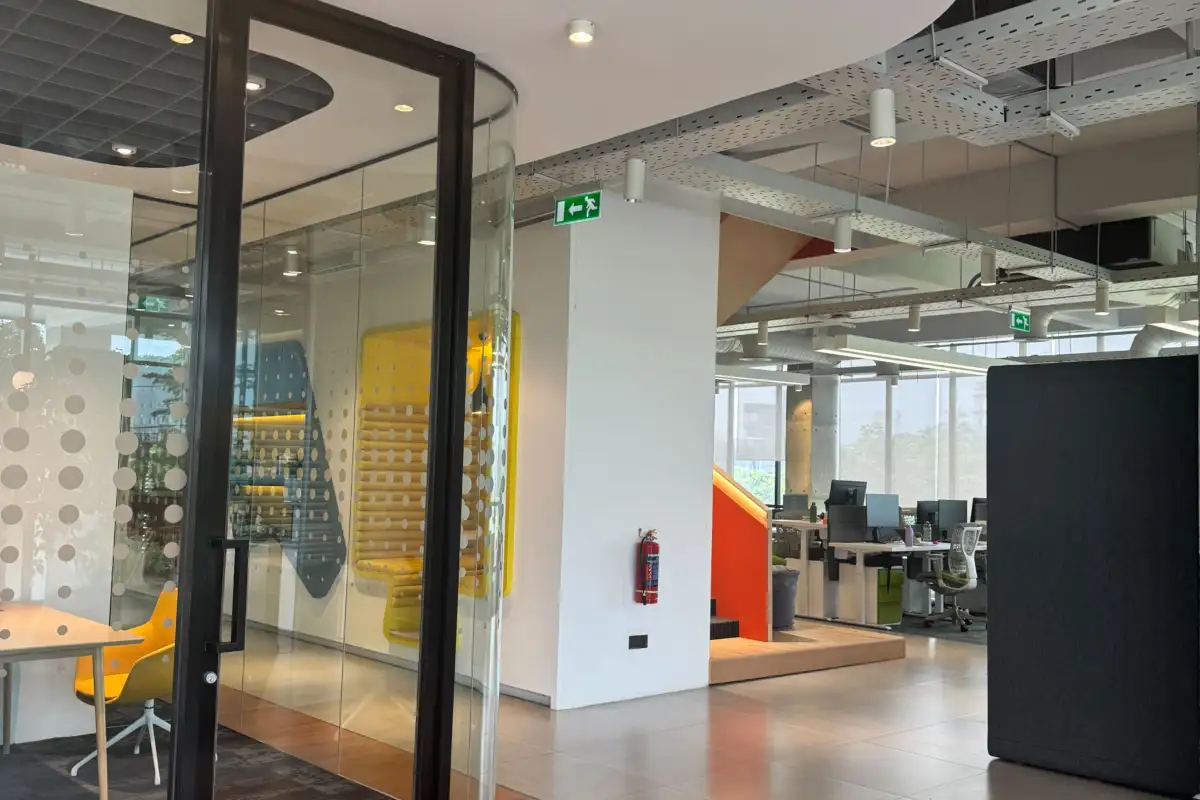 Office meeting room for a strata council review